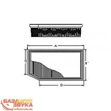 Воздушный фильтр SCT SB 2300 2 из 4