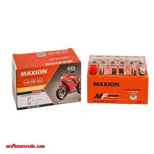 Мото аккумулятор MAXION 6СТ-7 Аз YTX 7A-BS (GEL) купить по
