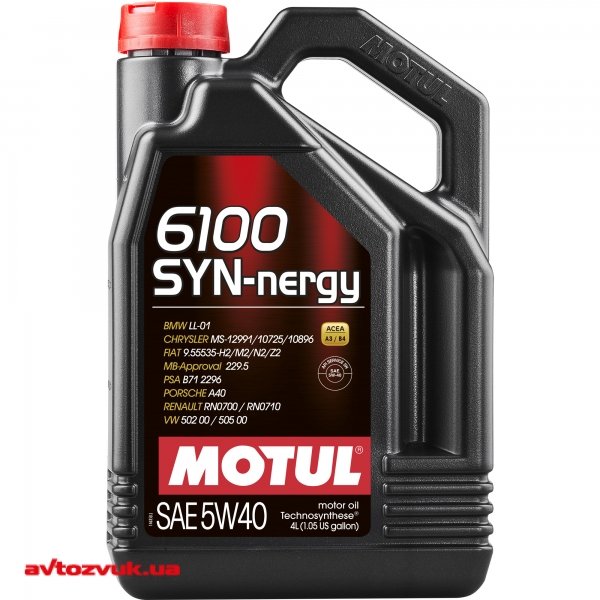 Моторна олива MOTUL 6100 SYN-NERGY 5W-40 368350 4л