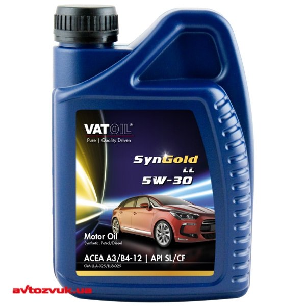 Моторное масло VatOil SynGold LL 5W-30 1л