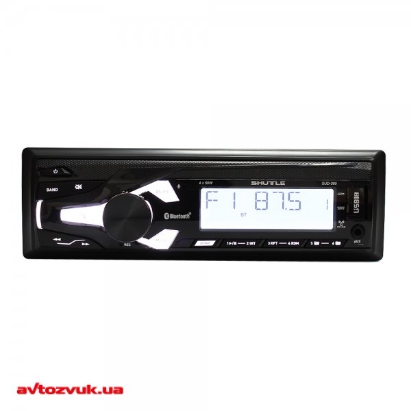 Su⭐︎Zu Автомагнитола Shuttle SUD-389 Black/White купить по выгодной цене