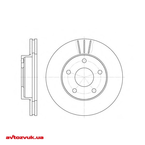 Тормозной диск REMSA 6214.10