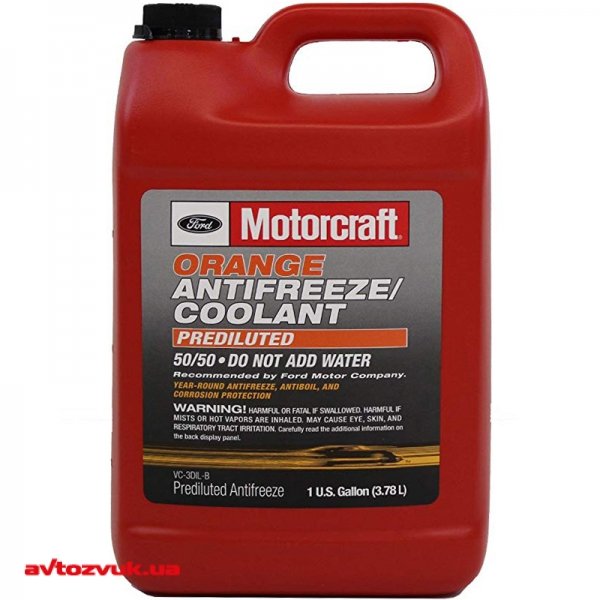 Антифриз Ford Motorcraft Orange Prediluted Antifreeze/Coolant 50