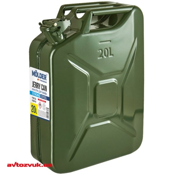 Канистра вертикальная Molder MA33020 зеленая 20л.
