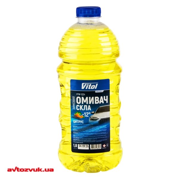 Омыватель зимний Vitol Цитрус -12°C VTW- 1224 1,8л