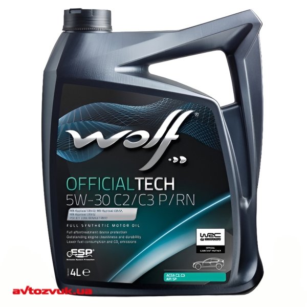 Моторное масло WOLF OFFICIALTECH 5W-30 C2/C3 P/RN 1052549 4л Моторное масло WOLF OFFICIALTECH 5W-30 C2/C3 P/RN 1052549 4л
