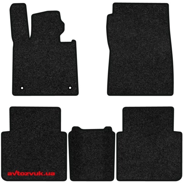 Ворсові килимки в салон EVAtech Premium Xpeng P7 2020 1 покоління Sedan China чорний кант XG42847C5VL2VPB