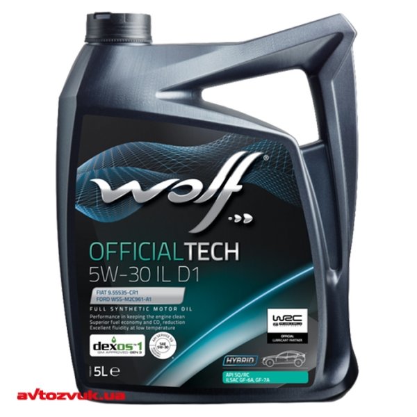 Моторное масло WOLF OFFICIALTECH IL D1 5W-30 1054588 5л купить по