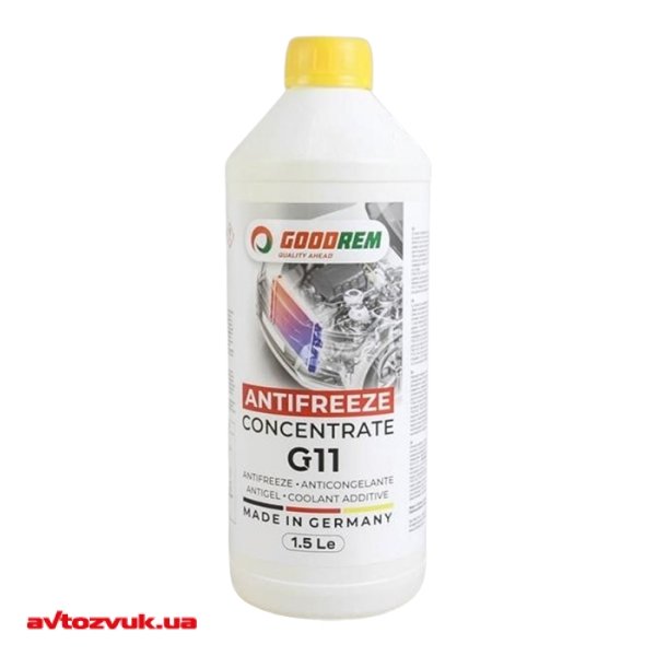 Антифриз GOODREM G11 жовтий -80C R80G11-YLW-015 1,5л