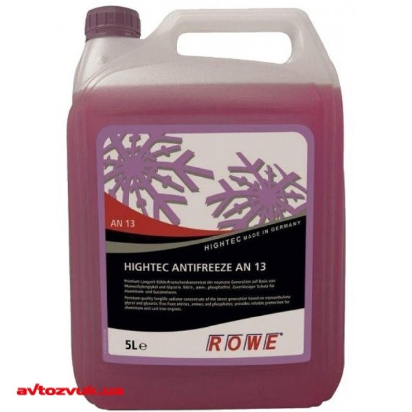 Антифриз Rowe HIGHTEC ANTIFREEZE AN 13 5л