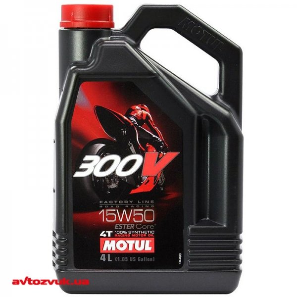 Моторное масло 4T MOTUL 300V 4T FACTORY LINE ROAD RACING 15W-50