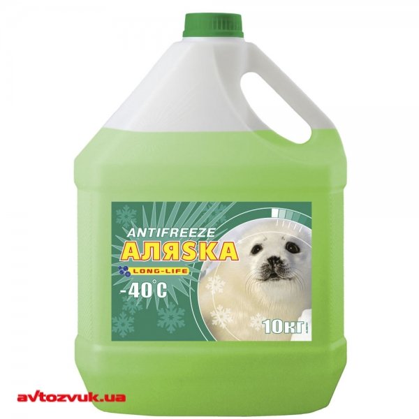 Антифриз Аляsка Long-Life G11 зелений -40C 5523 10л