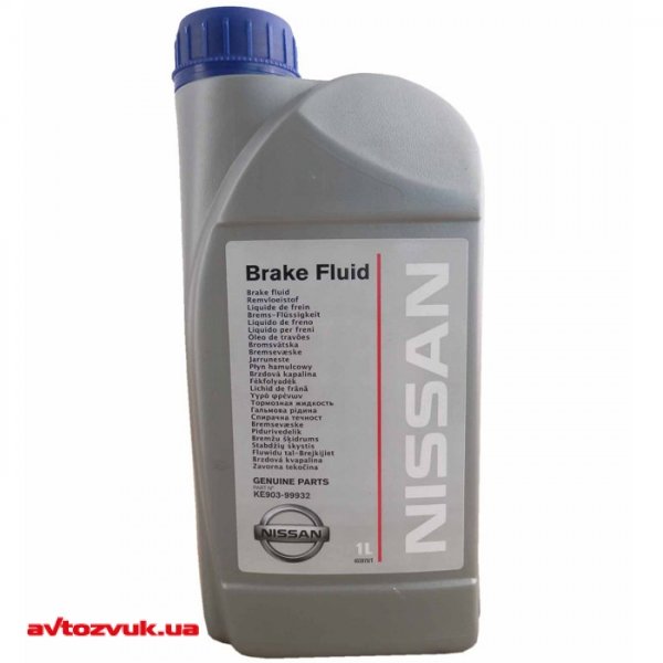 Тормозная жидкость Nissan BRAKE FLUID DOT 4 KE90399932 1л купить