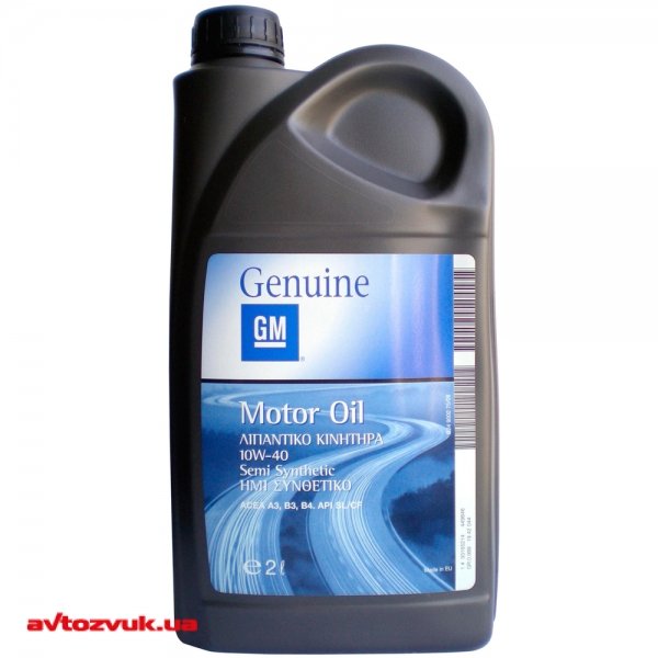 Моторное масло General Motors 10W-40 1942044 2л