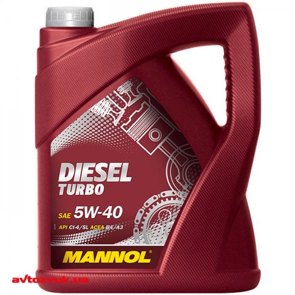 Моторное масло MANNOL DIESEL TURBO 5W-40 5л