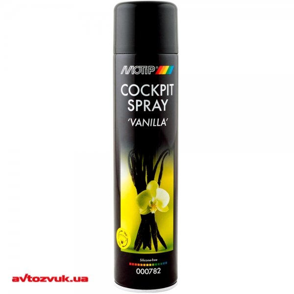 Поліроль пластику Motip Cockpit Spray ваніль 000782 600мл