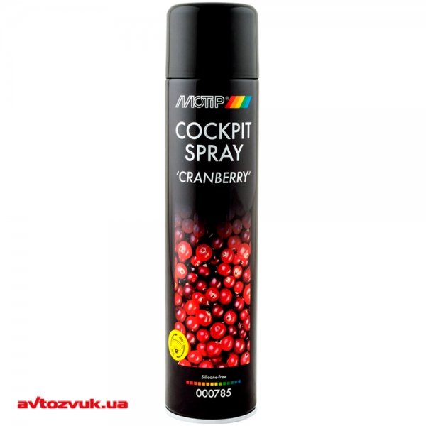 Поліроль пластику Motip Cockpit Spray журавлина 000785 600мл