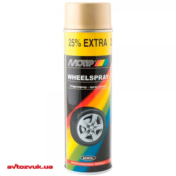Фарба Motip Wheelspray золотиста 04008IG 500мл