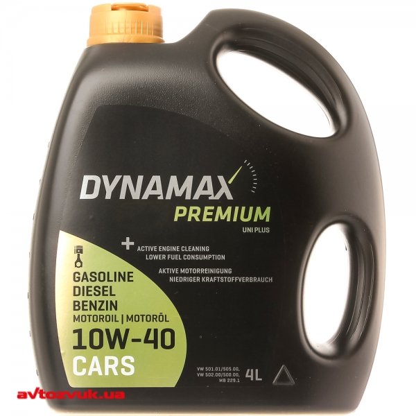 Моторное масло DYNAMAX PREMIUM UNI PLUS 10W-40 4л