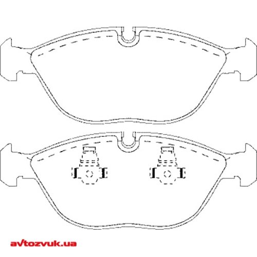 Гальмівні колодки FOMAR FO 922281