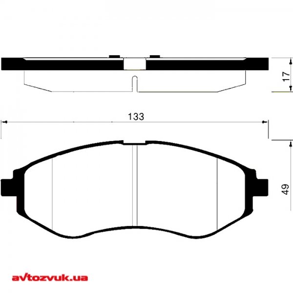 Тормозные колодки HI-Q SP1158 купить по выгодной цене ▻Avtozvuk.ua