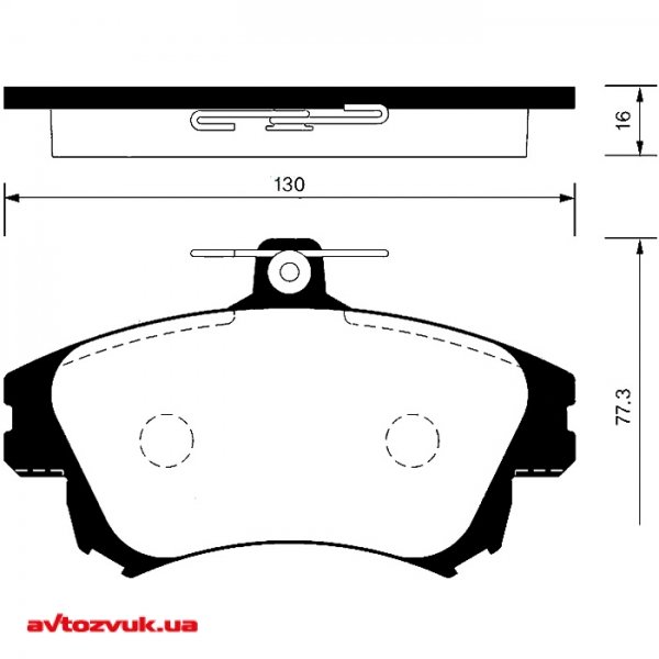 Гальмівні колодки HI-Q SP1530