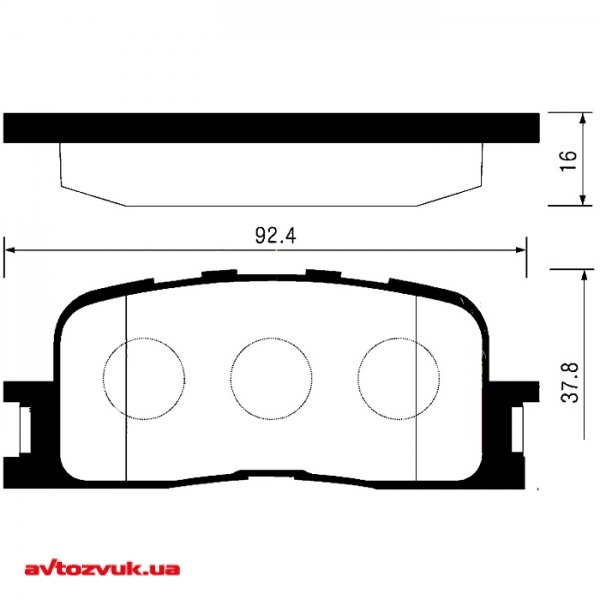 Гальмівні колодки HI-Q SP2038