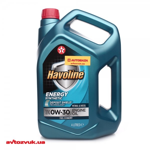 Моторное масло TEXACO HAVOLINE Energy 0W-30 4л