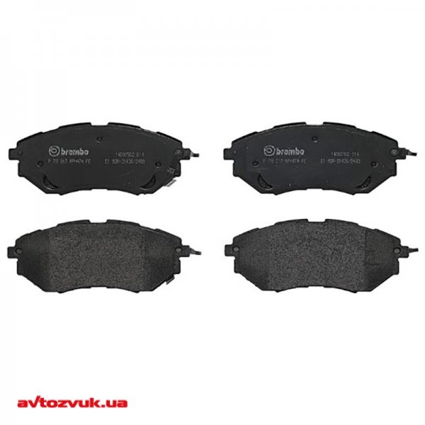 Гальмівні колодки Brembo P 78 017