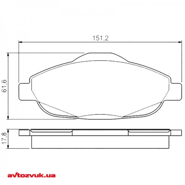 Гальмівні колодки Bosch 0 986 495 266