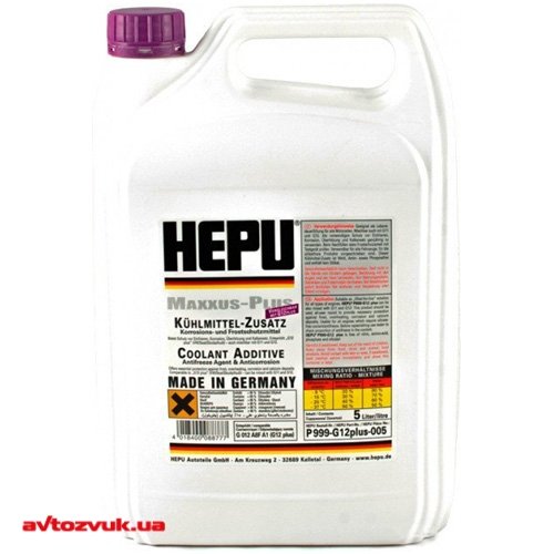 Антифриз HEPU G12+ READY MIX VIOLET-PURPLE -37C  P900-RM12PLUS 5л