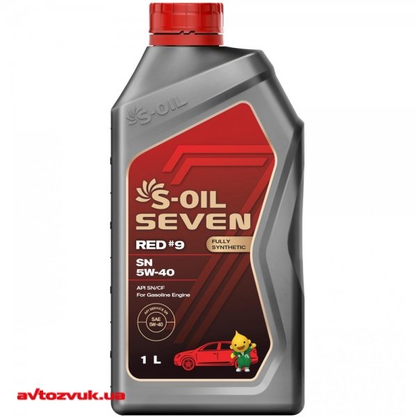 Моторна олива S-OIL SEVEN RED #9 SN 5W-40 1л