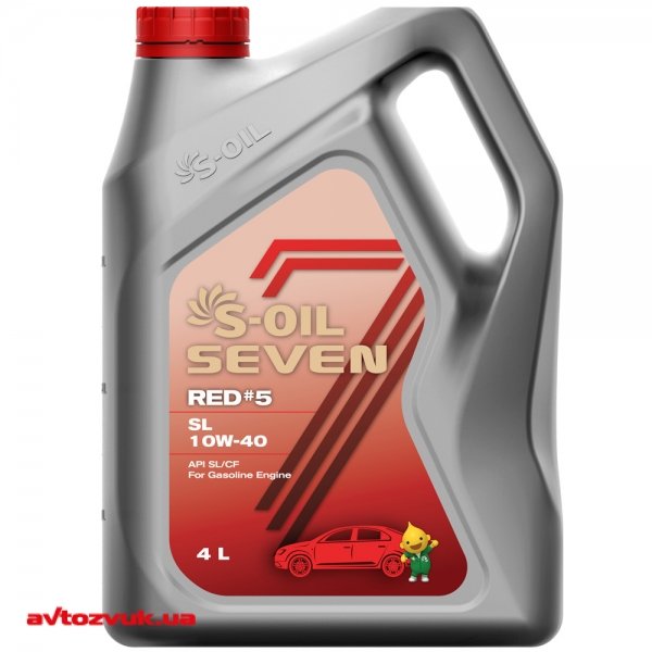 Моторна олива S-OIL SEVEN RED #5 SL 10W-40 4л