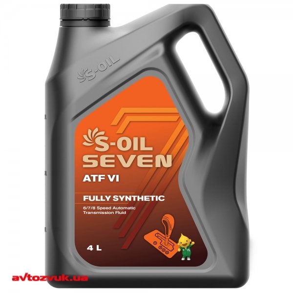 Трансмісійна олива S-OIL SEVEN ATF VI SNATFVI4 4л