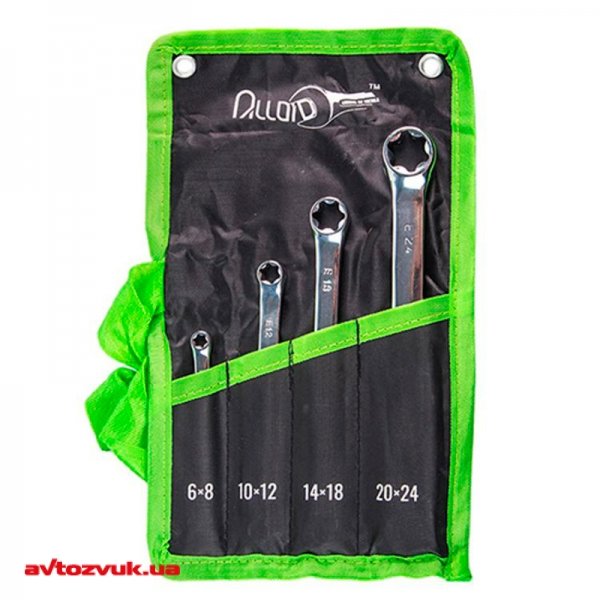 Набор ключей накидных Alloid HK-0624E
