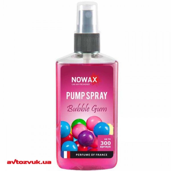 Ароматизатор NOWAX PUMP SPRAY Bubble Gum NX07526 75мл. Низькі ціни