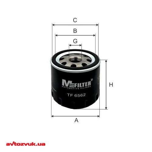 Масляный фильтр MFILTER TF 6562