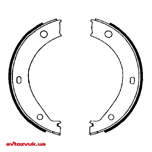 Гальмівні колодки Starline BC 04690