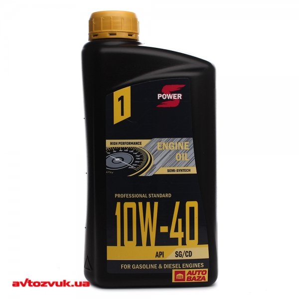 Моторное масло S-POWER PROFESSIONAL STANDARD 10W-40 1л