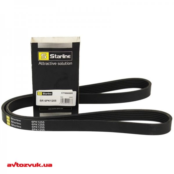 Поликлиновой ремень Starline SR 6PK1255