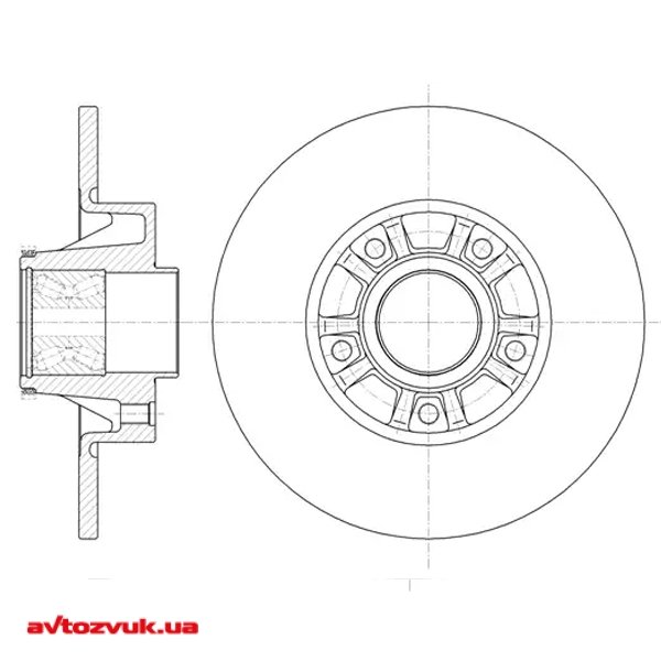Гальмівний диск ROADHOUSE 6733.20