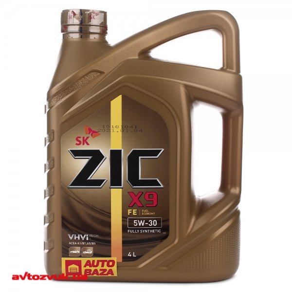 Моторное масло ZIC X9 FE 5W-30 4л купить по выгодной цене