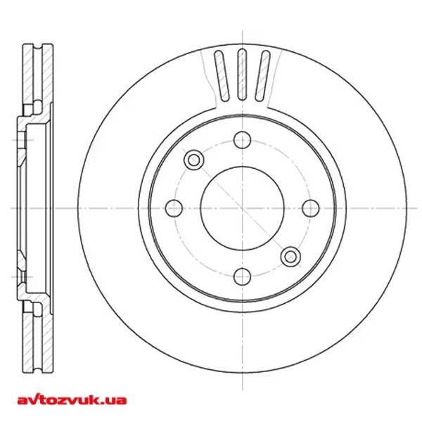 Тормозной диск ROADHOUSE 6449.10