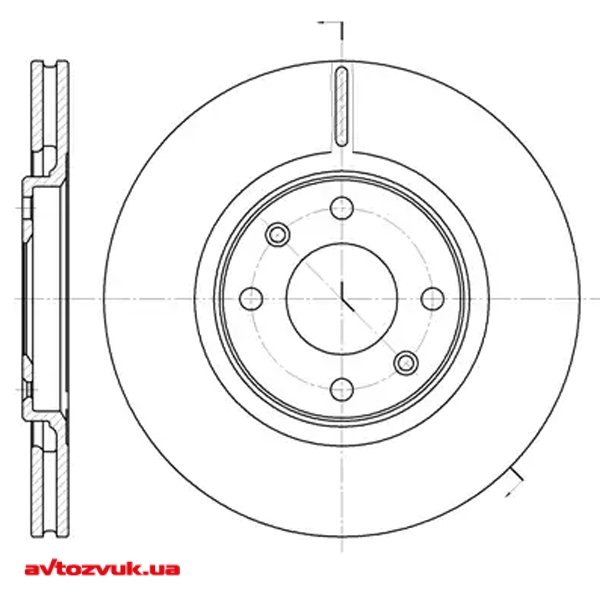 Гальмівний диск ROADHOUSE 6306.10