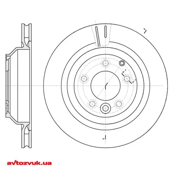 Гальмівний диск ROADHOUSE 61302.10
