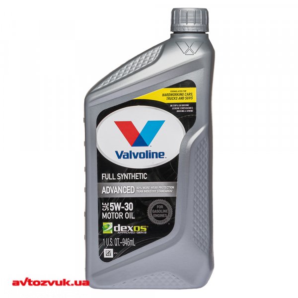 Моторное масло Valvoline Advanced Full Synthetic 5W-30 VV955 0.946л