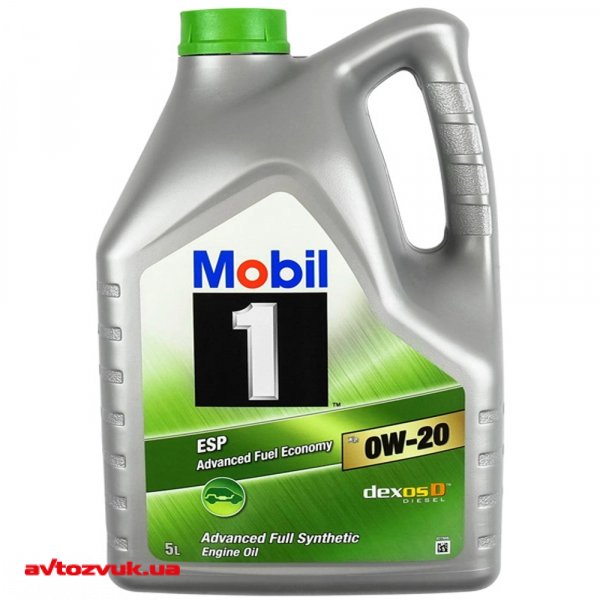 Mobil 1 ESP 0W-20（正規品）5L Моторна олива MOBIL 1 ESP X2 0W-20 5л. Низькі ціни на сайті