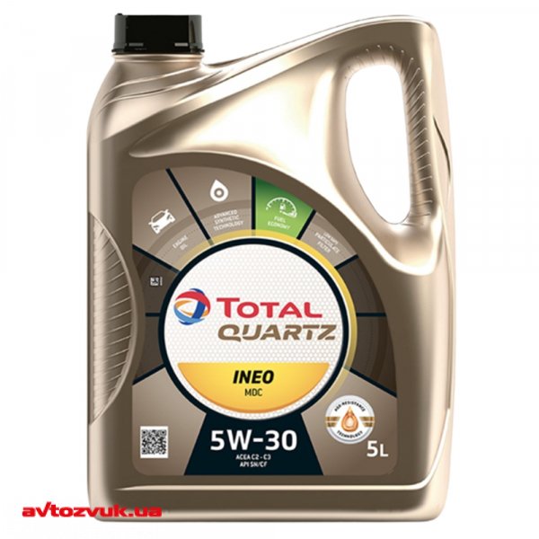 Моторное масло TOTAL QUARTZ INEO MDC 5W-30 5л Моторное масло TOTAL QUARTZ INEO MDC 5W-30 5л