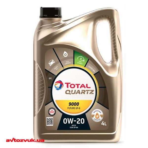 Моторное масло TOTAL Quartz 9000 Future GF6 0W-20 5л купить по