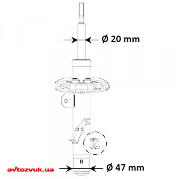Амортизатор KYB 3348098